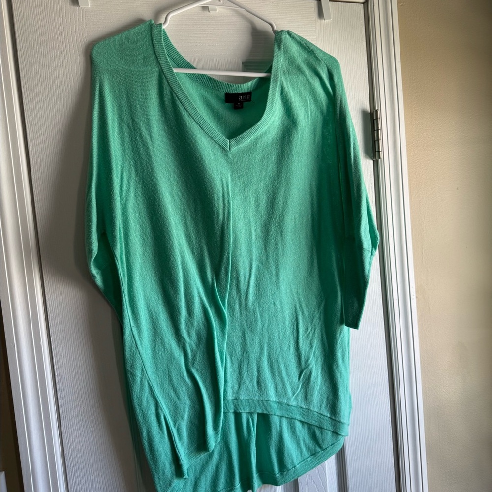 Mint Green V-Neck Top